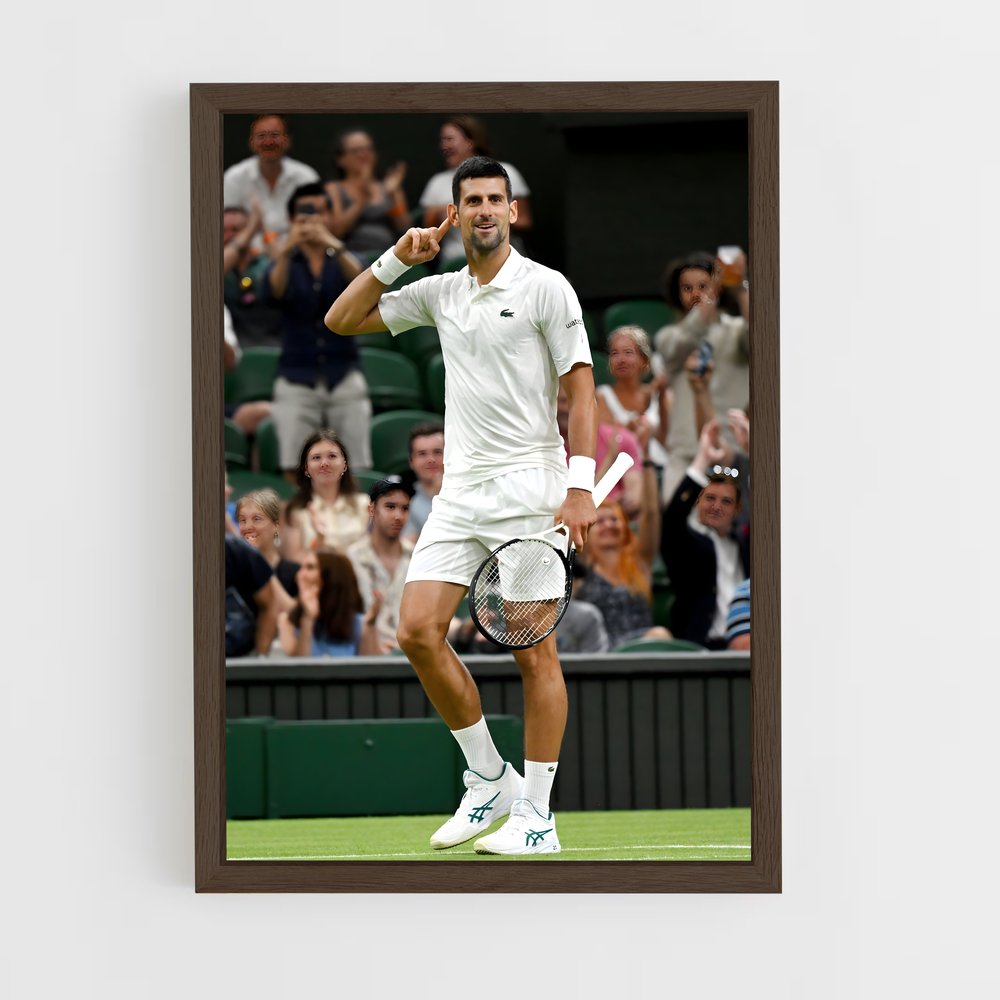 Poster Novak djokovic courts – affiche Tennis (vue 5)